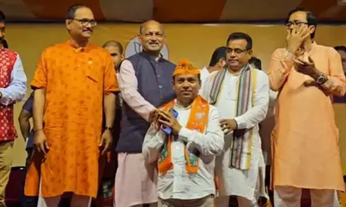 Odisha: Day after resigning from BJD, former MP Rabindra Kumar Jena joins BJP