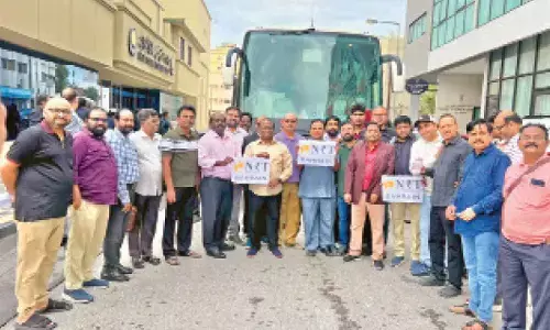 Telugu families thank govts for safe return of 60 from Bahrain