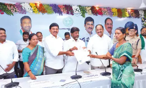 311 Velugumatla Bhoodan evicted families get house site pattas