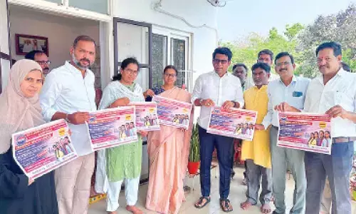 Mega job mela tomorrow: MLA Rajesh Reddy releases job fair brochure
