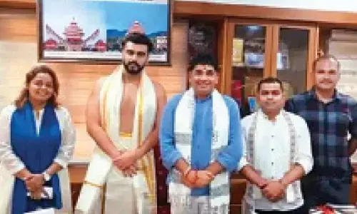 Arjun Kapoor visits Kukke Subrahmanya temple