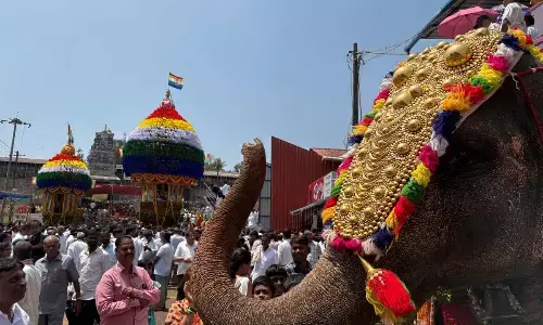 Annual Rathayatra Held at Hombuja Jain Shrine, Scholar Honoured
