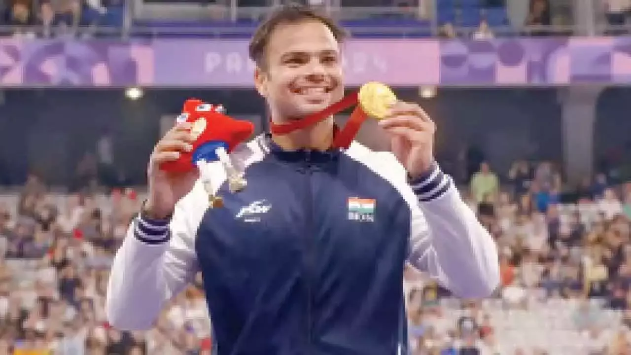 Sumit Antil wins World Para Athletics GP gold