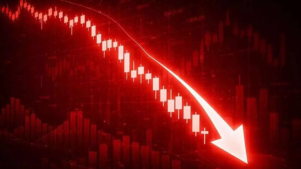 Investors wealth eroded by Rs 23.44L-cr Investors wealth eroded by Rs 23.44L-cr