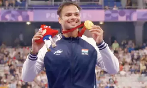 Sumit Antil wins World Para Athletics GP gold