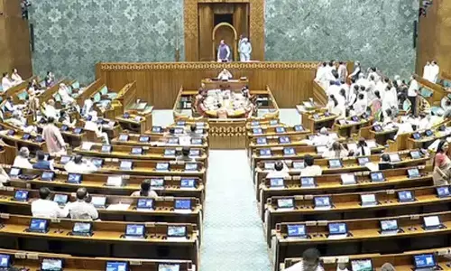 Lok Sabha adjourned till 2 PM over Oppn sloganeering; Rijiju admonishes conduct