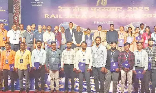 Waltair Division celebrates 70th Railway Week Award