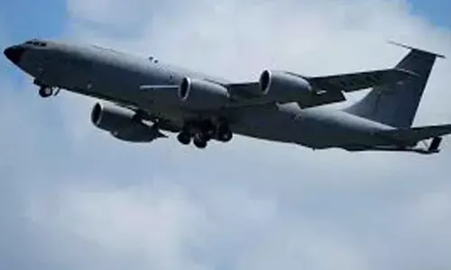 US plane with five-member crew crashes US plane with five-member crew crashes