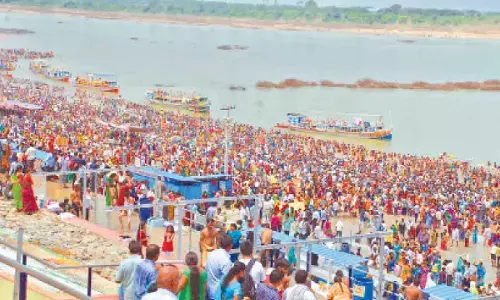 Preps begin for Godavari Pusharulu in Bhadrachalam