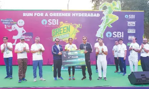 Hyderabad runs united for sustainability Hyderabad runs united for sustainability
