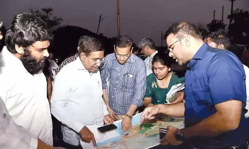 Minister Narayana examines key road works