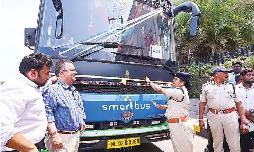 India’s first AQI-enabled intercity bus service launched in Vij India’s first AQI-enabled intercity bus service launched in Vij