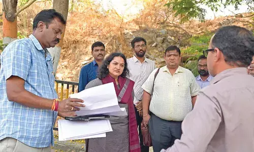 CMC chief reviews debris removal works