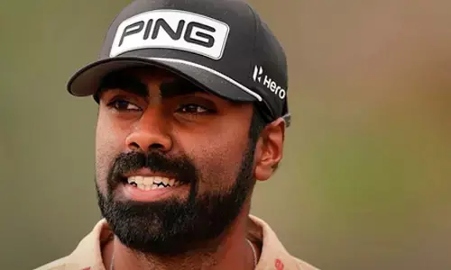 Theegala climbs back into top 10 as Aberg widens lead at Players Championship