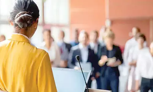 Speaking up to inspire and share ideas