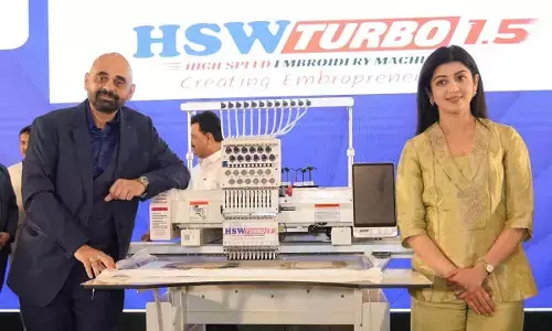 HSW Launches India’s First  Fastest Single-Head Embroidery Machine ‘Turbo 1.5’ in
