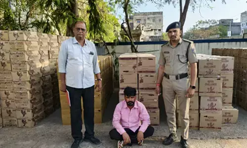 Gujarat Police seize foreign liquor worth over Rs one crore, arrest driver