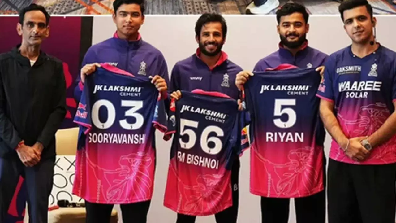 IPL 2026: Rajasthan Royals captain Riyan Parag unveils new jersey for upcoming season