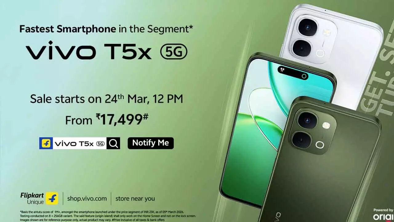 vivo launches T5x model vivo launches T5x model