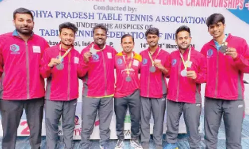 TG men’s TT team wins bronze at Senior Nationals