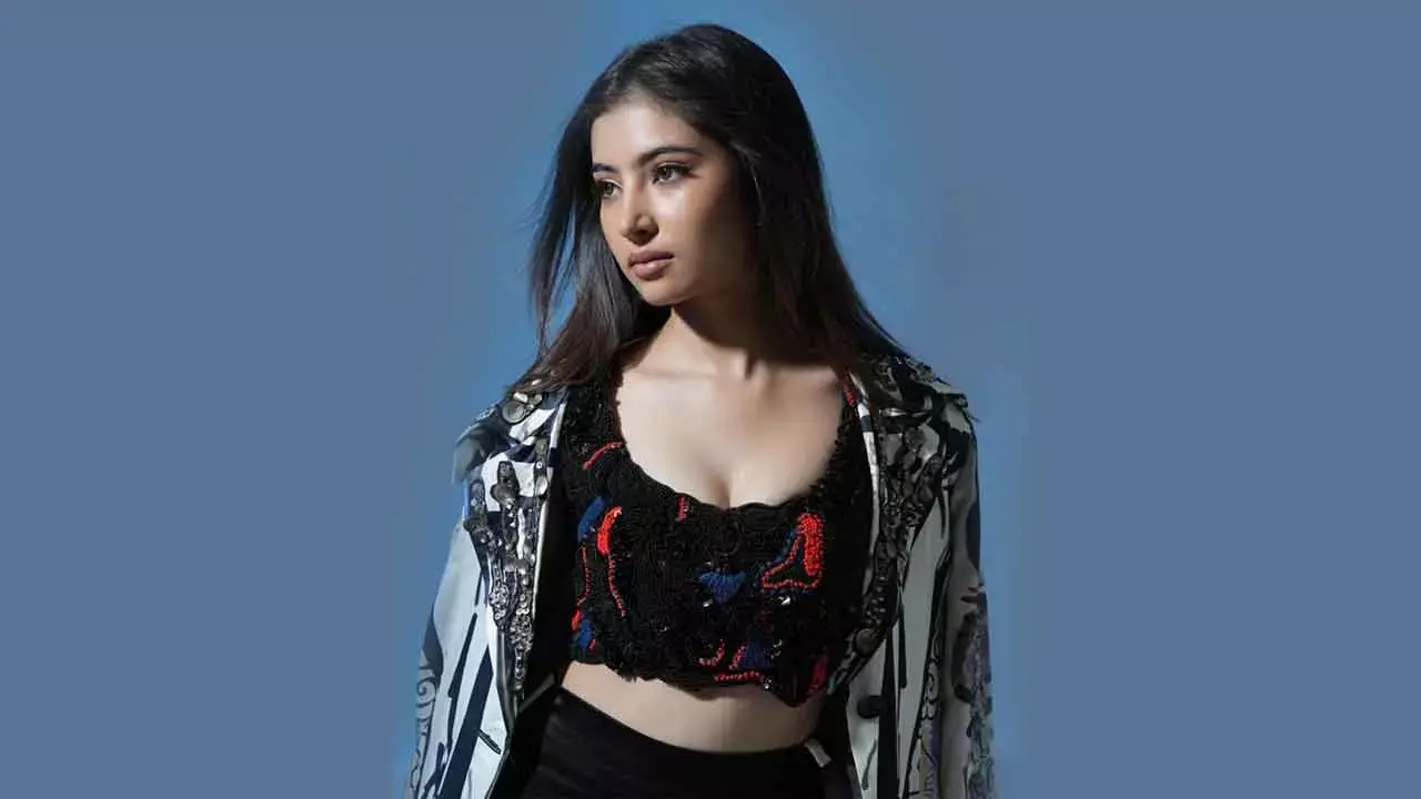 Sara Arjun appears stylish and elegant