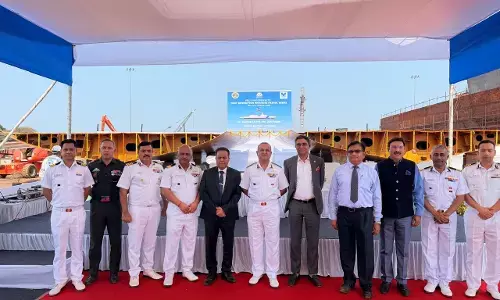 KEEL LAYING CEREMONY OF YARD-16402 & 16403   2nd & 3rd SHIP OF 06 NGOPV, INDIAN COAST GUARD