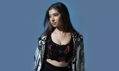 Sara Arjun appears stylish and elegant