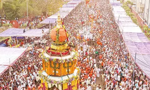 Grand Ugadi celebrations culminate with rituals at Srisailam temple