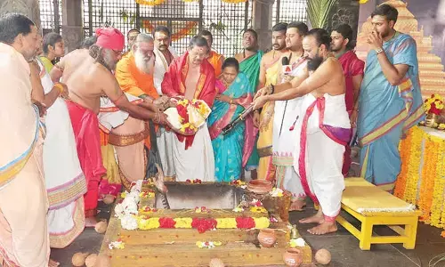 Grand devotional finale at Srisailam Ugadi fete