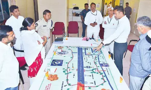 Collector, SP review security preparedness at Puttaparthi airport