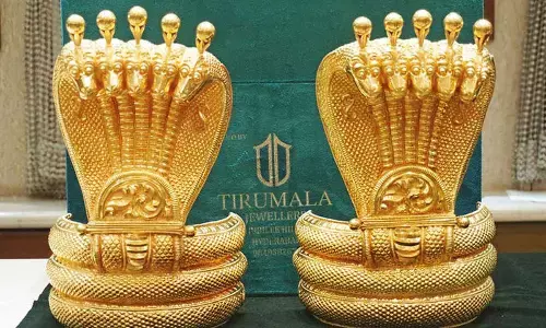 Anonymous Hyd donor offers ‘nagabharanam’ to Lord Venkateswara Anonymous Hyd donor offers ‘nagabharanam’ to Lord Venkateswara