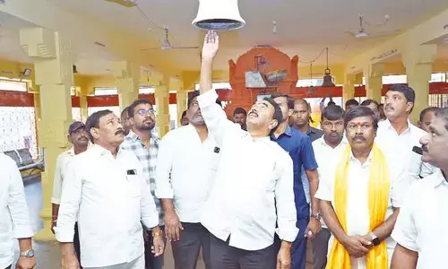 Brahmotsavam buzz begins as Jupally unveils festival poster at Sirsanagandla temple