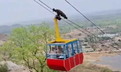 Six injured as Khallari temple ropeway snaps midway in Chhattisgarhs Mahasamund Six injured as Khallari temple ropeway snaps midway in Chhattisgarhs Mahasamund