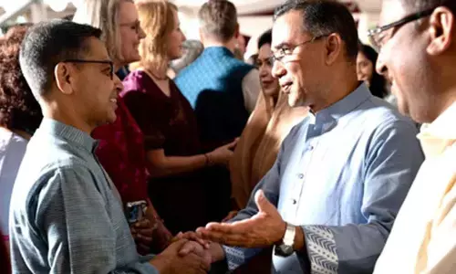 Indian envoy Pranay Verma meets Bangladesh PM Tarique Rehman in Dhaka