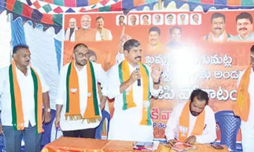 BJP vows to fight for Velugumatla land victims, slams Congress over demolitions
