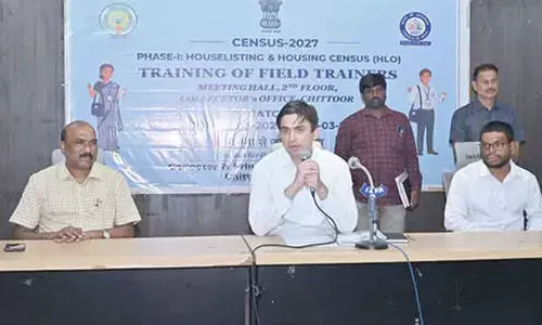 Training for census field trainers begins in Chittoor