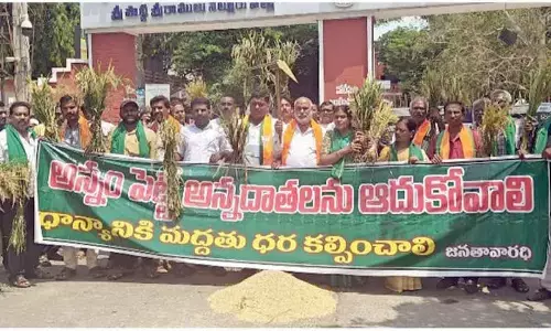 Farmers demand MSP for paddy