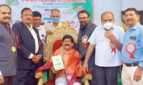 Social worker Chinthoju Bhasker earns recognition for community service