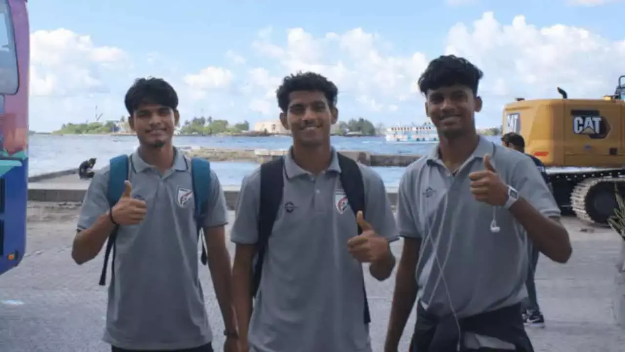India land in Maldives for SAFF U20 C’ship