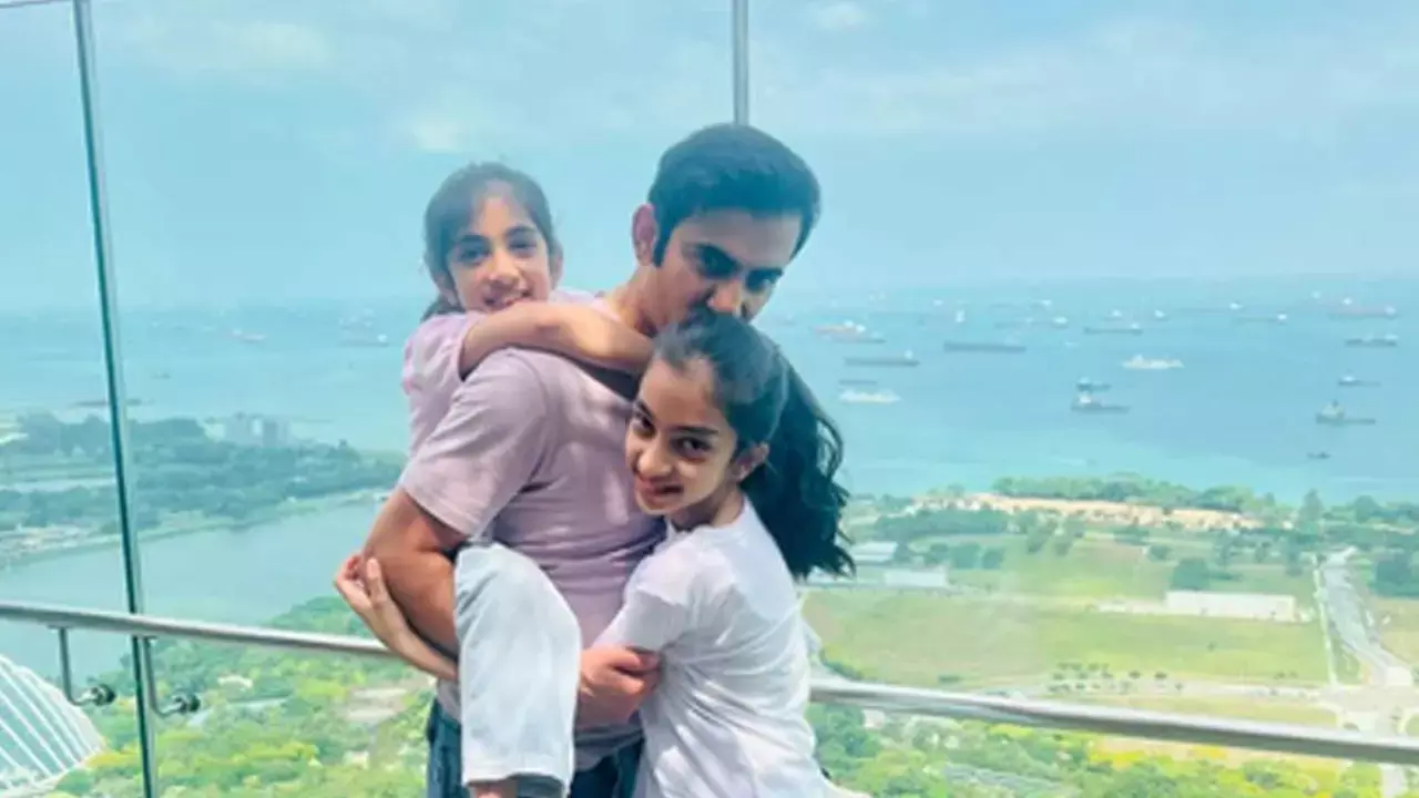 Gautam Gambhir enjoys family time in Singapore after T20 WC glory