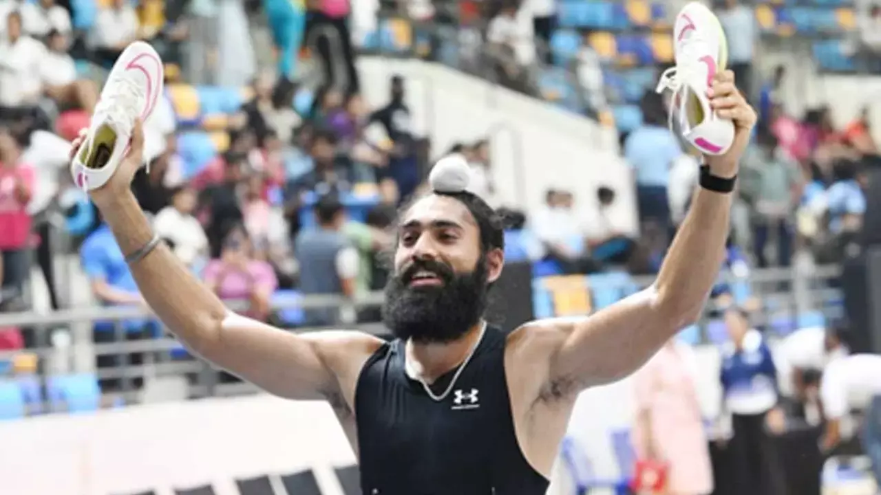 National Indoor Athletics: Gurvindervir Singh sprints to glory in 60m dash National Indoor Athletics: Gurvindervir Singh sprints to glory in 60m dash