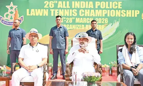 Bandi Sanjay opens All India Police Tennis Championship in Delhi