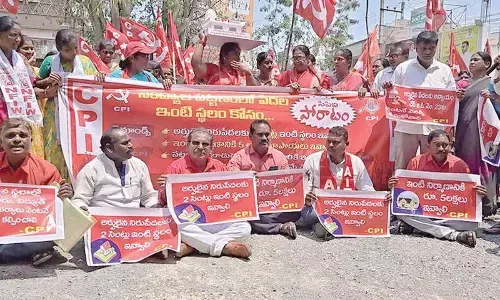 CPI to hit the streets if house sites are not allotted to poor