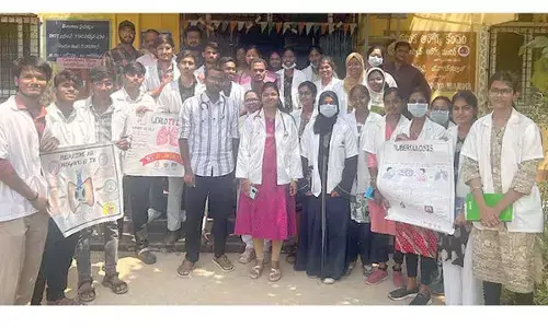 Medicos lead TB awareness drive in Nagarkurnool