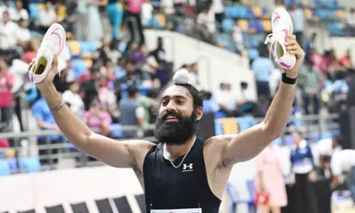 National Indoor Athletics: Gurvindervir Singh sprints to glory in 60m dash National Indoor Athletics: Gurvindervir Singh sprints to glory in 60m dash