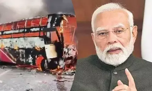 PM Modi announces Ex-gratia to Markapuram bus accident victims PM Modi announces Ex-gratia to Markapuram bus accident victims