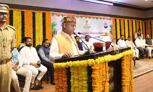 Governor Shiv Pratap Shukla leads historic Maha Ashtami celebrations at Lok Bhavan