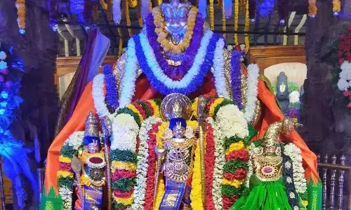 Ontimitta Temple Brahmotsavams Begin with Dhvajarohanam