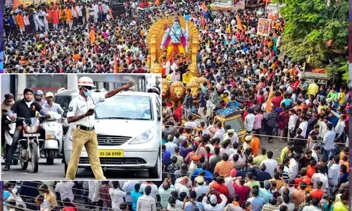 Traffic Curbs for Rama Navami Procession in Hyderabad