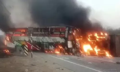 AP Ministers Visit Victims of Markapuram Bus Accident